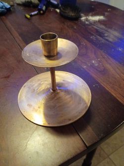Brass Taper Candlestick Holder