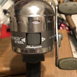 SHAKESPEARE SYNERGY STEEL TITANIUM 2000TI CASTING REEL BAIT ANTI-REVERSE