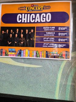Chicago in concert at the SD County Fair tonight!
