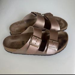 Copper Birkenstock Arizona Sandals