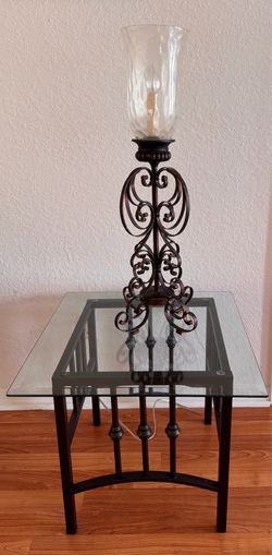 End Tables with Lamps