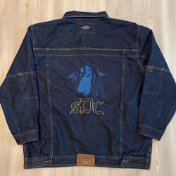 Vintage Snoop Dogg Denim Jacket Mens 2XL