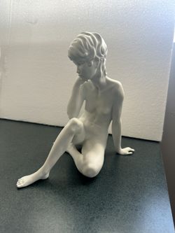 Meditation Porcelain Figurine 