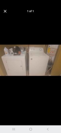 Washer and dryer pair
