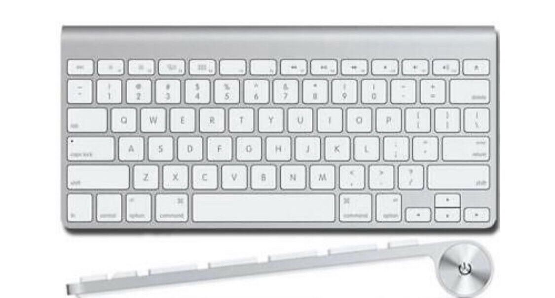 Apple A1314 Bluetooth Wireless Silver Slim Mini Keyboard laptop iMac