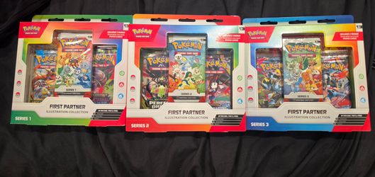 Pokemon first partner illustration