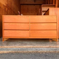 Vintage Danish Mid Century Modern Teak Dresser (Project)