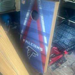 Falcons NFL cornhole set 