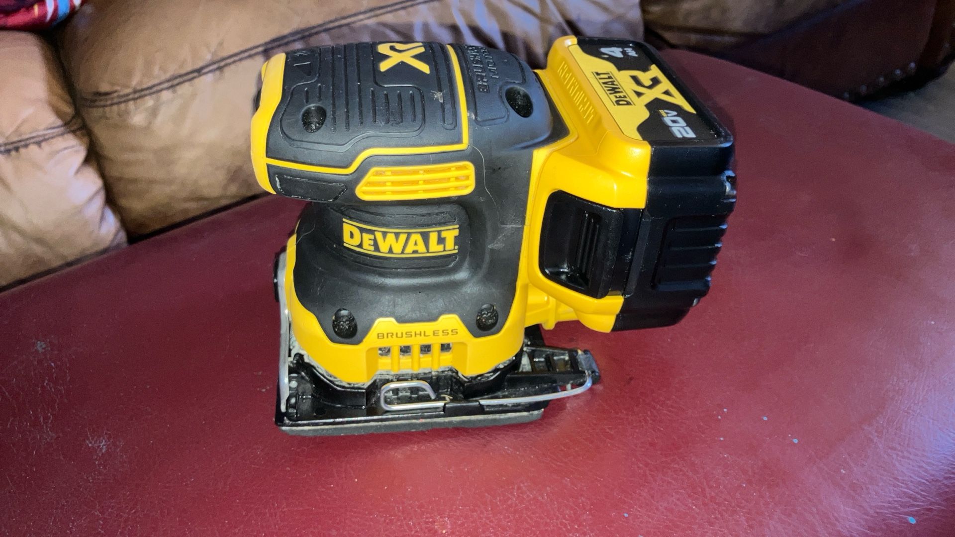 Dewalt Brushless Sander + 2 Batteries - Priced To Sale