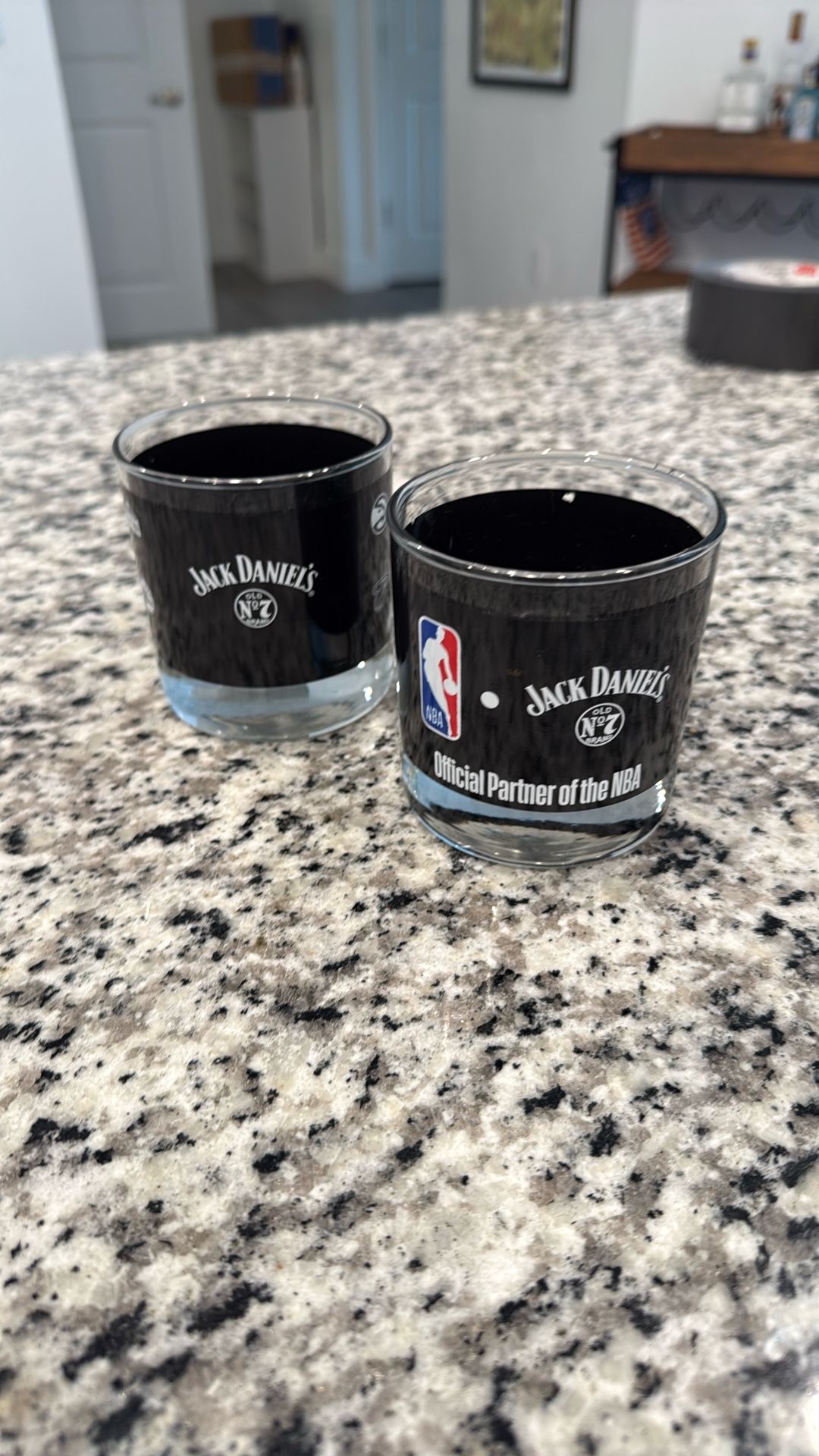 Jack Daniels NBA rocks Glasses