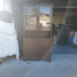 Antique Wood Cabinet