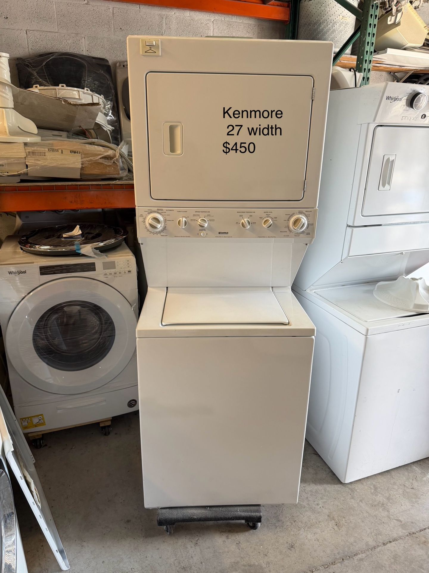 Kenmore Stackable Washer Dryer 