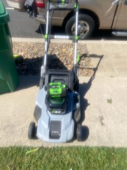 EGO lawnmower used but works good