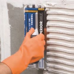 SuperiorBilt Tools 1/2 in. x 1/2 in. x 1/2 in. ProBilt Series Square Notch Trowel