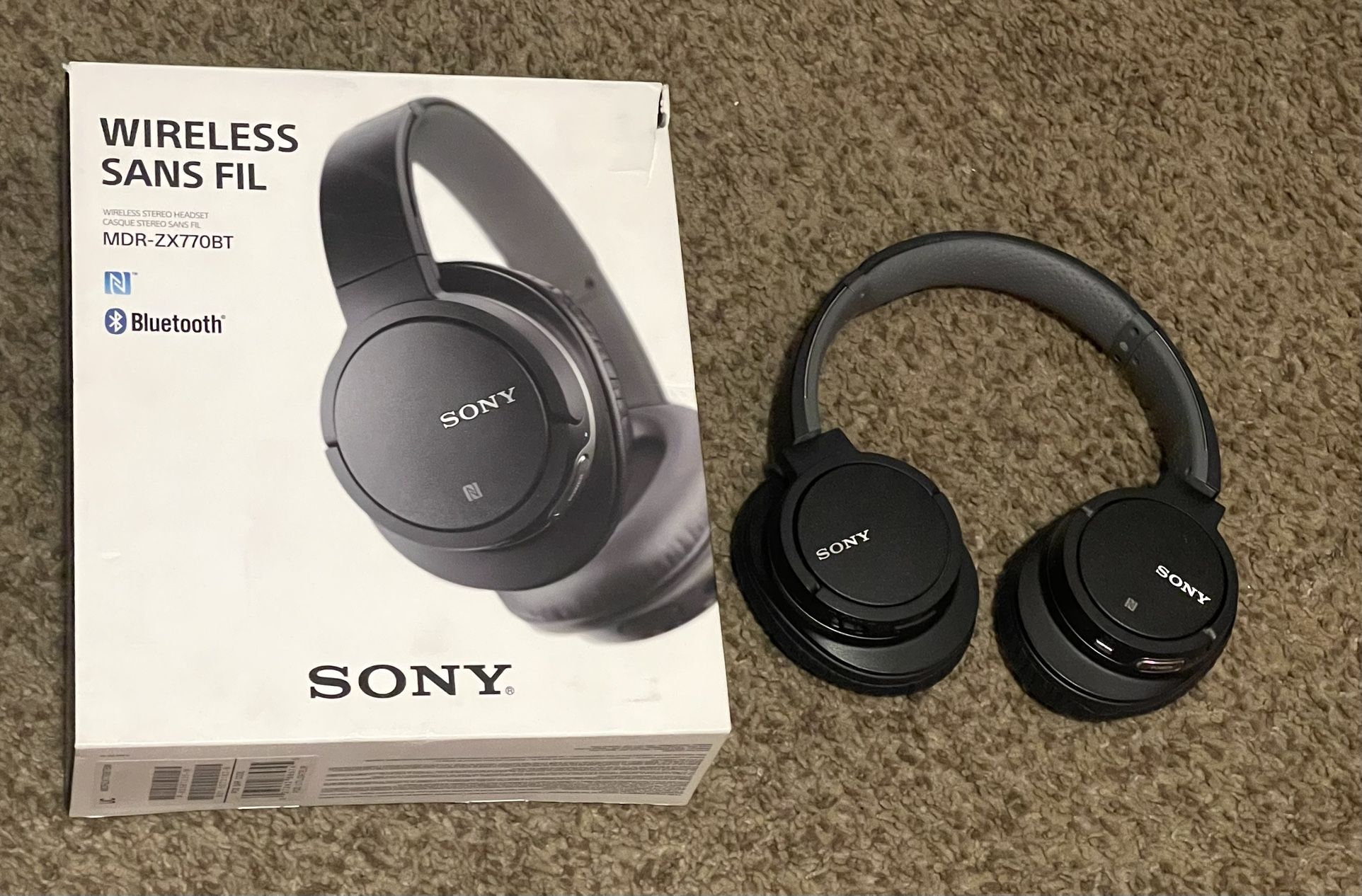 Sony Bluetooth Headphones 