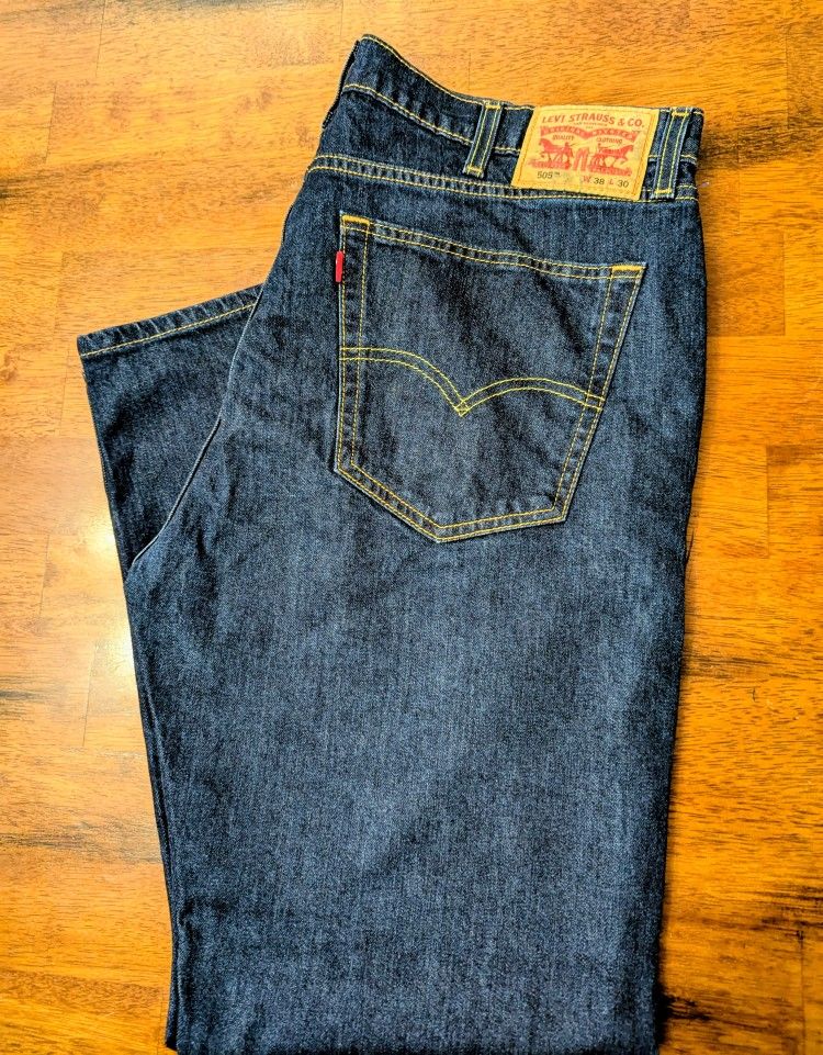 New 505 Levis 38x30