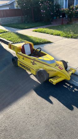 Go kart limited edition, Rick Mars championship car from the 80s Go car limited edition, Rick Mars