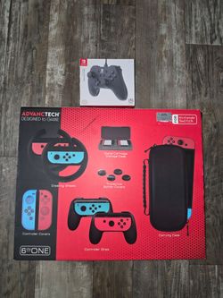 AdvancTech 6-in-1 Nintendo Switch Accessory Kit