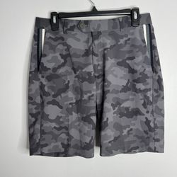 G/fore Maverick Hybrid Stretch Shell Golf Shorts Mens 30 Camo Grey