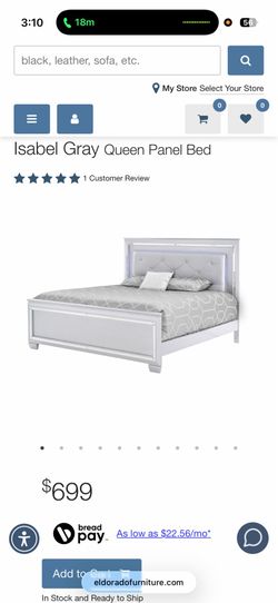 Queen bedframe