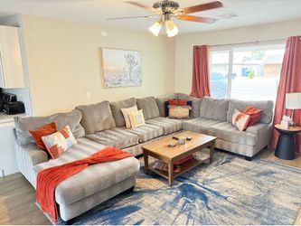 Grey sectional - Living Spaces