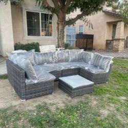 Three Colors Available Modular Patio Sofa Set Brand New Patio Furniture Outdoor Furniture Outdoor Couch 🆕🚎🚛🆕