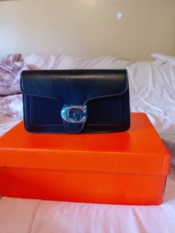 Coach Black Leather Crossbody Bag