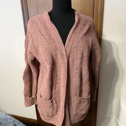 Rustic Pink Cardigan 