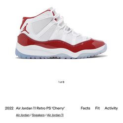 Jordan 11s CHERRY RED 