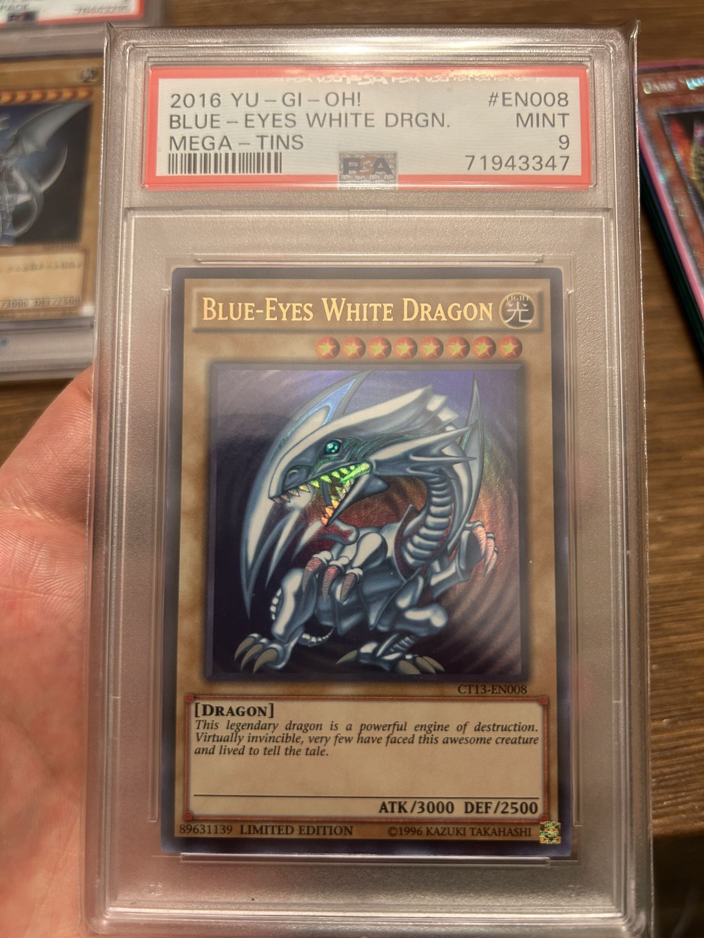 Blue-Eyes White Dragon PSA 9