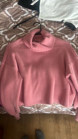 Pink Turtleneck