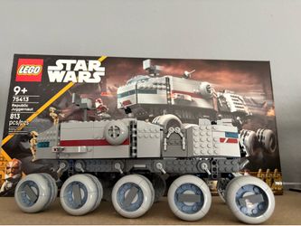 LEGO Star Wars 75413 Republic Juggernaut – Complete w/ Box, Instructions & Minifigures
