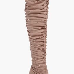 ✨ Steve Madden Rashida Blush Mesh Over-the-Knee Boots ✨ NEW