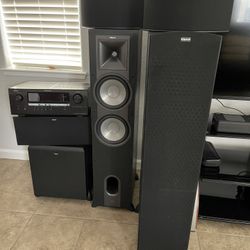 Klipsch Icon Floorstanding speakers  & Denon 7.2 Home theater system