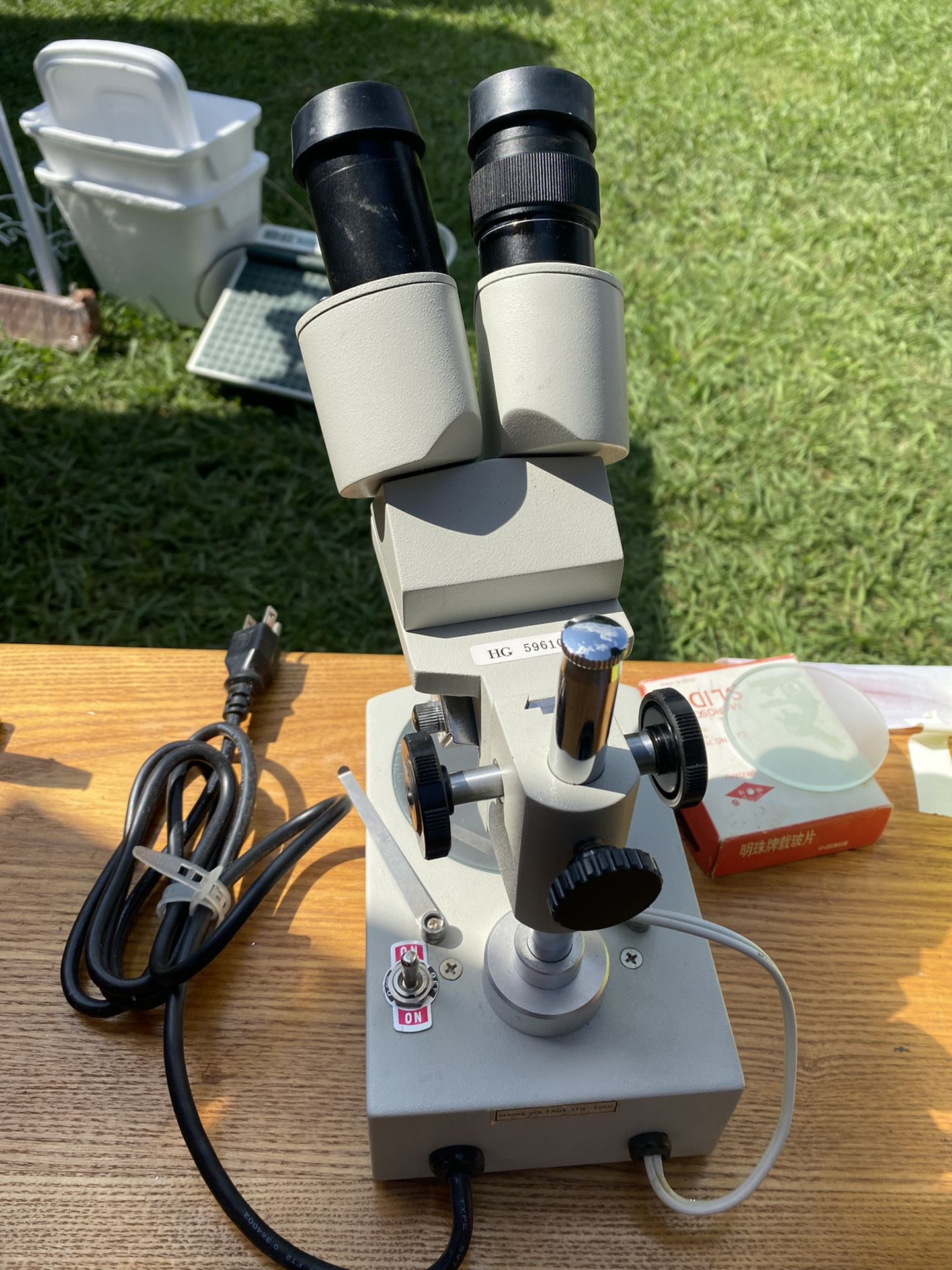 Nasco Microscope With Slides