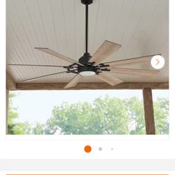 Home Decorators Collection Makenna 60 in. Indoor/Outdoor Matte Black Ceiling Fan with Integrated LED with Light Kit, DC Motor and Remote