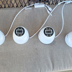 4 CAMARAS D SEGURIDAD-2WAY AUDIO SURVEILLANCE SYSTEMS🔥SPECIAL DEAL🔥 