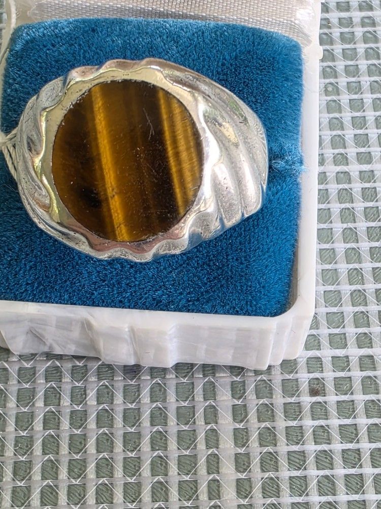 Sterling Silver Size 13 Ring