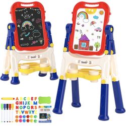 Caballete para Niños Juguete, Caballete de Arte Magnético de Doble Cara para Niños de 3+ Años Regalo para Niño, Juguetes para Niños Pequeños de 3+ Año