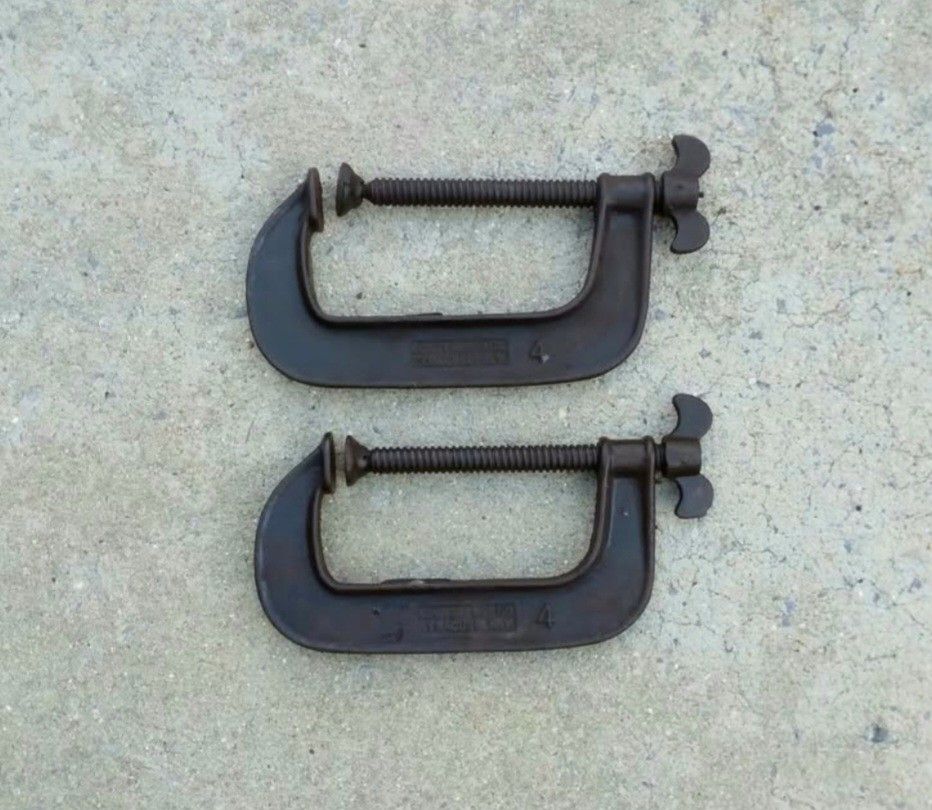 Vintage E.C. Stearns & Co. 4" C Clamps