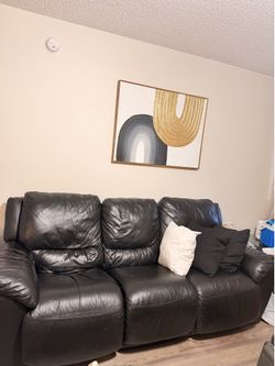 Leather couch