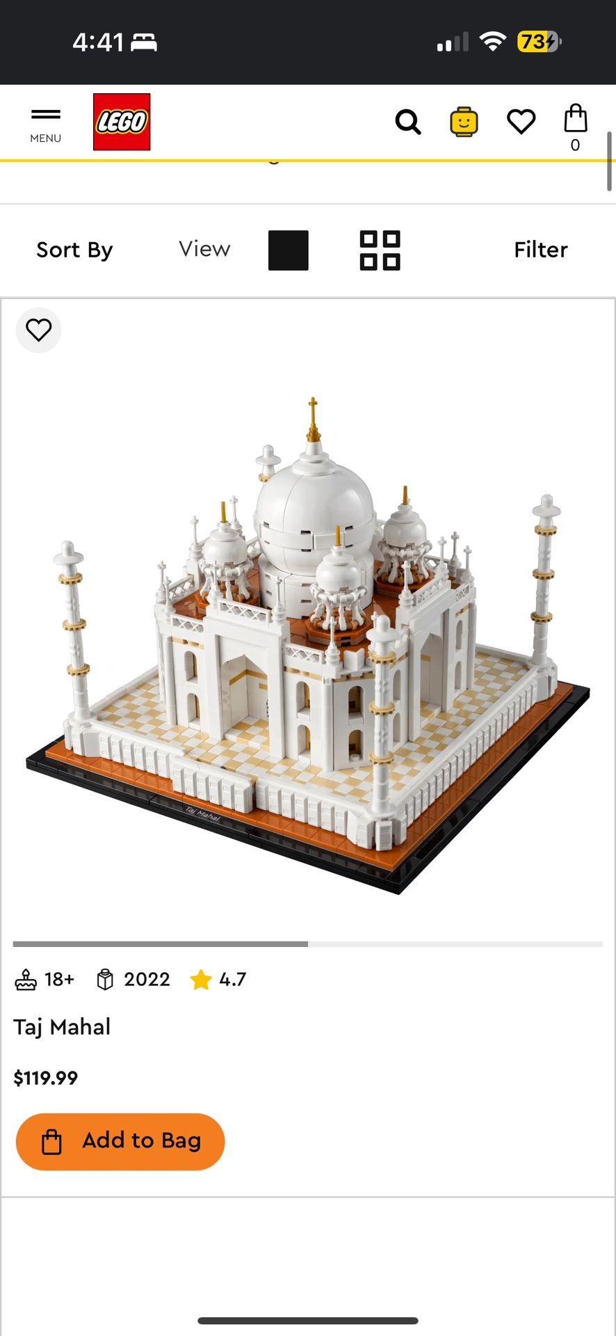 lego taj mahal #21056