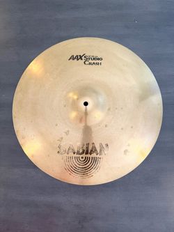 Sabian drum cymbal AAX 18” studio crash no cracks or bends $150 cash in Upland 91784