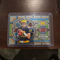 2019 Tom Brady Stained Glass Prizm