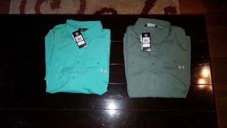 BRAND NEW UNDER ARMOUR FISHING SHIRTS