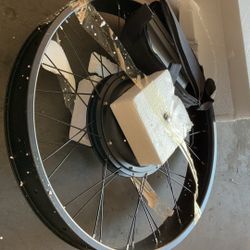 26" Electric Bicycle Motor Front Wheel Fat Tire 48v 1000w 