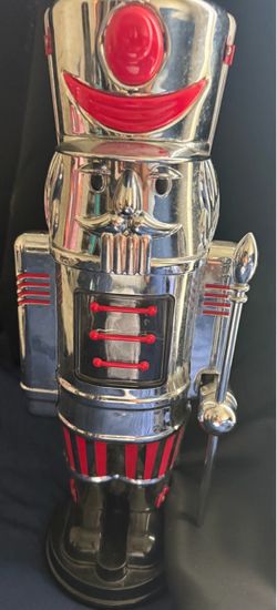 Godinger Silver Art Co Soldier/ Nutcracker Gum Ball Candy Dispenser 18"