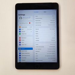 iPad Mini 4th Gen 128GB BLACK 