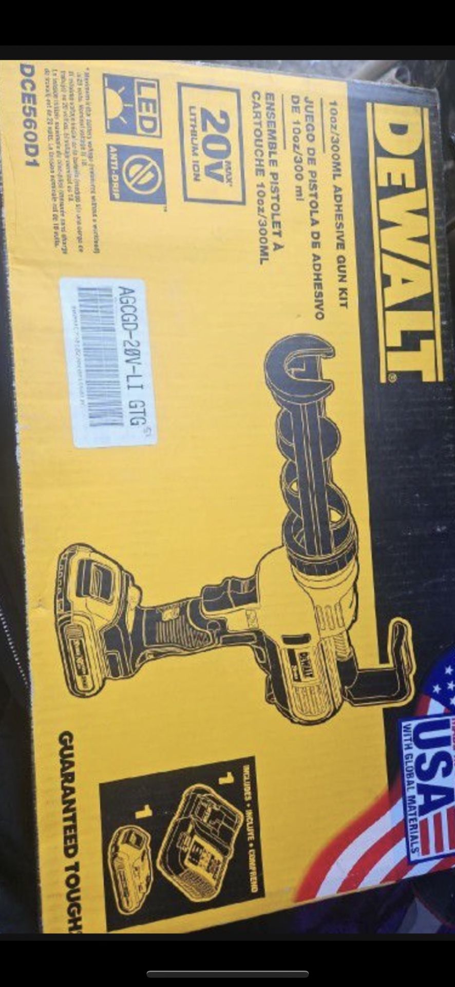 Dewalt Caulking, Gun Combo New