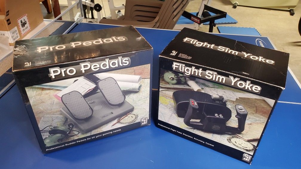 CH Products Pro Pedals And Yoke For PC